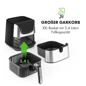 NỒI CHIÊN KHÔNG DẦU KLARSTEIN AERO VITAL DELUXE ĐIỆN TỬ - 13 NỒI CHIÊN KHÔNG DẦU KLARSTEIN AERO VITAL DELUXE ĐIỆN TỬ - 12