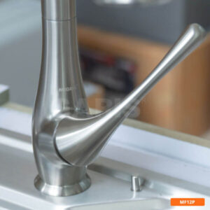 Vòi rửa tay nóng lạnh có dây rút Garis MF12P - 11 Vòi rửa tay nóng lạnh có dây rút Garis MF12P - 10