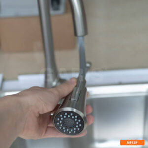 Vòi rửa tay nóng lạnh có dây rút Garis MF12P - 13 Vòi rửa tay nóng lạnh có dây rút Garis MF12P - 12