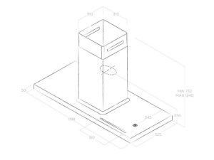 Máy hút mùi đảo Elica BIO ISLAND WH/A/120X53 ROVERE PRF0148081 - 9 Máy hút mùi đảo Elica BIO ISLAND WH/A/120X53 ROVERE PRF0148081 - 8