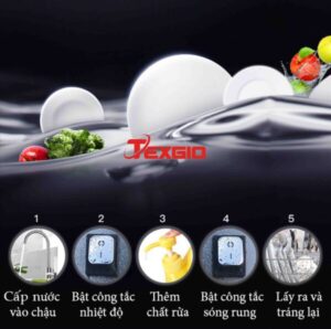 Máy Rửa Chén Bát Công Nghiệp UltraSonic Texgio Classic TGU-2400CD - 22