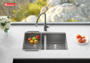 CHẬU RỬA BÁT KONOX GRANITE SINK VELOCI 760D–GREY - 16 CHẬU RỬA BÁT KONOX GRANITE SINK VELOCI 760D–GREY - 15