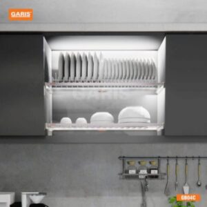 GIÁ BÁT ĐĨA CỐ ĐỊNH 2 TẦNG NAN TRÒN GARIS GB04.80C - 8 GIÁ BÁT ĐĨA CỐ ĐỊNH 2 TẦNG NAN TRÒN GARIS GB04.80C - 7