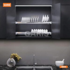 GIÁ BÁT ĐĨA CỐ ĐỊNH 2 TẦNG NAN TRÒN GARIS GB04.70E - 9
