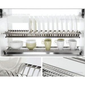 Gía chén đĩa cố định chữ V Eurogold inox304 EP160 - 7 Gía chén đĩa cố định chữ V Eurogold inox304 EP160 - 6