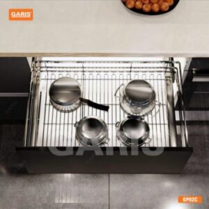 Giá xoong nồi cánh kéo nan vuông Garis GP02.70C - 9 Giá xoong nồi cánh kéo nan vuông Garis GP02.70C - 8