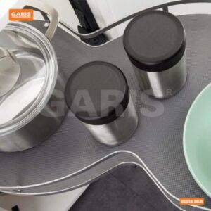 Giá xoay 1/2 hình chiếc lá đáy gỗ GARIS GS03N.90L/R - 10 Giá xoay 1/2 hình chiếc lá đáy gỗ GARIS GS03N.90L/R - 9
