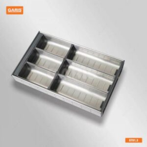 Khay chia ngăn kéo inox hãng GARIS GT01.4 - 10 Khay chia ngăn kéo inox hãng GARIS GT01.4 - 9