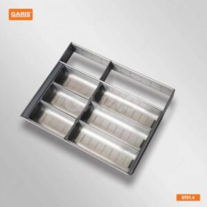 Khay chia ngăn kéo inox hãng GARIS GT01.4 - 8 Khay chia ngăn kéo inox hãng GARIS GT01.4 - 7
