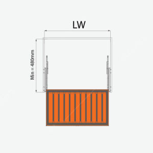 Giá treo quần âu hình chữ nhật Garis GW04.9R - 7 Giá treo quần âu hình chữ nhật Garis GW04.9R - 6