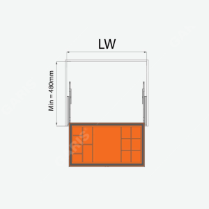 Ngăn kéo đựng đồ cao cấp Garis GW08.9R - 7 Ngăn kéo đựng đồ cao cấp Garis GW08.9R - 6