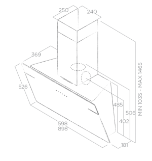 Máy hút mùi áp tường Elica L'ESSENZA BL/A/60 PRF0117403A - 6 Máy hút mùi áp tường Elica L'ESSENZA BL/A/60 PRF0117403A - 5