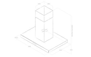 Máy hút mùi áp tường Elica JOY ISLAND BLIX/A/90 PRF0104628A - 6