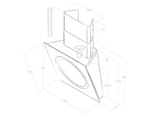 Máy hút mùi áp tường Elica OM AIR NATURE/F/75 PRF0100231 - 6