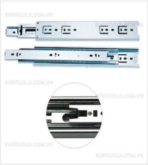 Ray bi 3 tầng không giảm chấn màu kẽm SB250