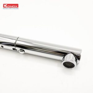 VÒI RỬA BÁT RÚT DÂY KONOX ARTAN NICKEL - 8