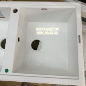 Granite sink Phoenix 860 GreySiphon, giá úp bát inox KONOX - 57