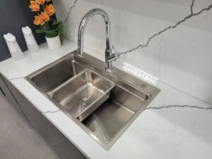 Chậu đá Konox Granite Sink Naros 760S–Black - 25