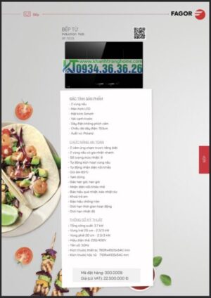 Bếp từ Fagor 3IF-72C2S - 10