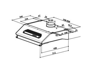 MÁY HÚT MÙI ÂM TỦ FABER 2726-70 - 4 MÁY HÚT MÙI ÂM TỦ FABER 2726-70 - 3