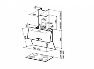 MÁY HÚT MÙI FABER MIRROR ART - 4 MÁY HÚT MÙI FABER MIRROR ART - 3