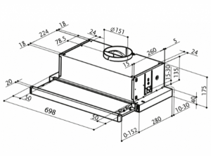 MÁY HÚT MÙI FABER FLEXA - 4 MÁY HÚT MÙI FABER FLEXA - 3