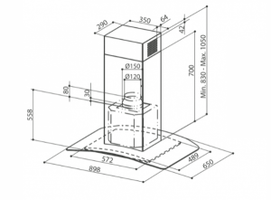 MÁY HÚT MÙI FABER TRATTO ISOLA - 3