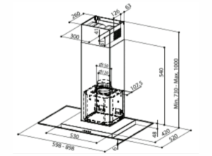 MÁY HÚT MÙI FABER GLASSY - 4 MÁY HÚT MÙI FABER GLASSY - 3
