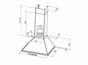 MÁY HÚT MÙI FABER SYNTHESIS 90 - 3