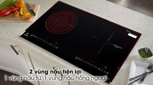 Bếp từ hồng ngoại đôi PRAMIE PRMY-2108