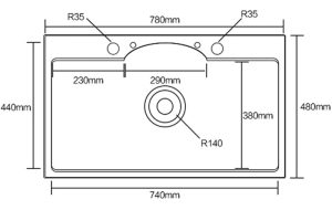 CHẬU RỬA SEVILLA SV-7848