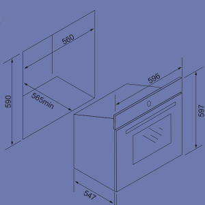 Lò nướng âm tủ TOMATE TOM 230
