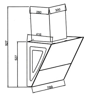MÁY HÚT MÙI SEVILLA SV-70K3