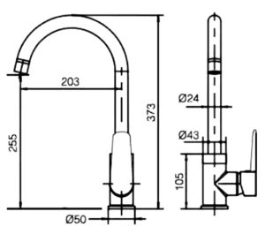 VÒI RỬA SEVILLA SV-104V - 3