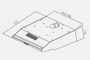 Máy Hút Mùi Giovani GH-770 RW - 4