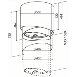 MÁY HÚT MÙI FABER PAREO - 3