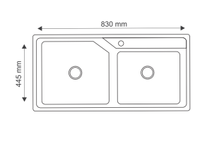 Chậu rửa bát Giovani GS-8548 HM - 7 Chậu rửa bát Giovani GS-8548 HM - 6