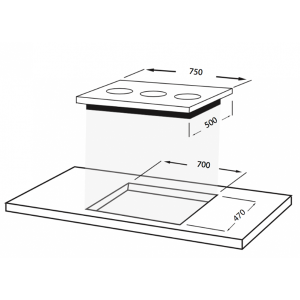 BẾP GAS ÂM KẾT HỢP ĐIỆN FABER FB-2SEC - 4 BẾP GAS ÂM KẾT HỢP ĐIỆN FABER FB-2SEC - 3
