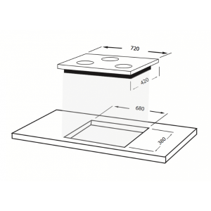 BẾP GAS ÂM FABER FB-A05G3 - 4 BẾP GAS ÂM FABER FB-A05G3 - 3