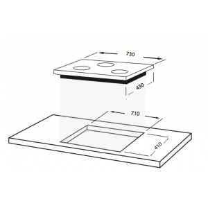 BẾP GAS ÂM FABER FB-703BG-NEW - 3