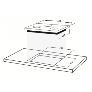 BẾP GAS ÂM FABER FB-302GS - 4 BẾP GAS ÂM FABER FB-302GS - 3