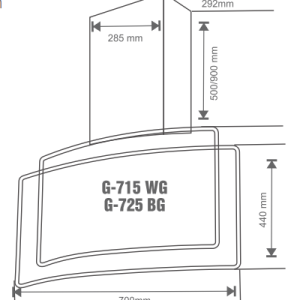 Máy Hút Mùi Giovani G-715 WG - 9