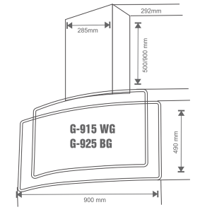 Máy Hút Mùi Giovani G-725 BG - 10 Máy Hút Mùi Giovani G-725 BG - 9