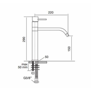 VÒI CHẬU ROSIERES CM 9100 - 4 VÒI CHẬU ROSIERES CM 9100 - 3