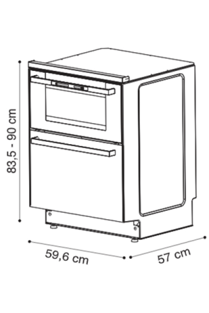 LÒ NƯỚNG KẾT HỢP MÁY RỬA BÁT ROSIERES R2IN1X - 5 LÒ NƯỚNG KẾT HỢP MÁY RỬA BÁT ROSIERES R2IN1X - 4