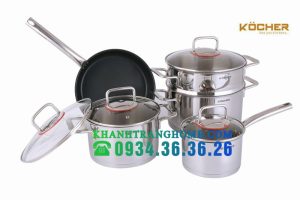 BỘ NỒI 5 MÓN KOCHER MUNICH - 2 BỘ NỒI 5 MÓN KOCHER MUNICH