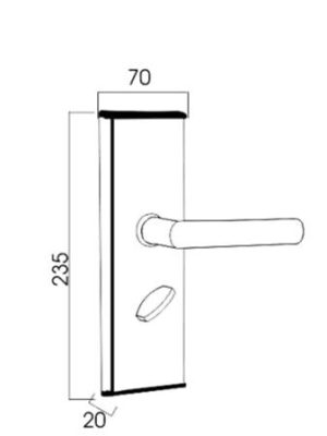 KHÓA KHÁCH SẠN ĐIỆN TỬ KASSLER KL-383I - 1 KASSLER KL-383I
