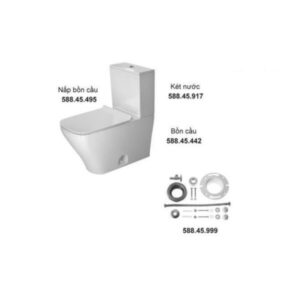 Bồn Cầu 2 Khối Durastyle Duravit HAFELE 588.45.383 - 4
