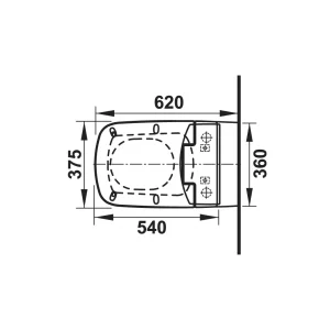 Bồn cầu treo tường Duravit HAFELE 588.45.385 - 5