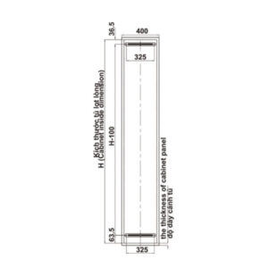 Tủ đồ khô 6 tầng KARA PULL 400mm Hafele 595.80.803 - 11 Tủ đồ khô 6 tầng KARA PULL 400mm Hafele 595.80.803 - 10